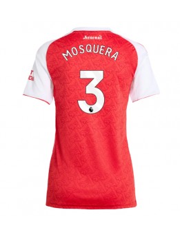 Arsenal Cristhian Mosquera #3 Zenski Domaci Dres 2025-26 Kratak Rukavima Arsenal Cristhian Mosquera #3 Zenski Domaci Dres 2025-26 Kratak Rukavima